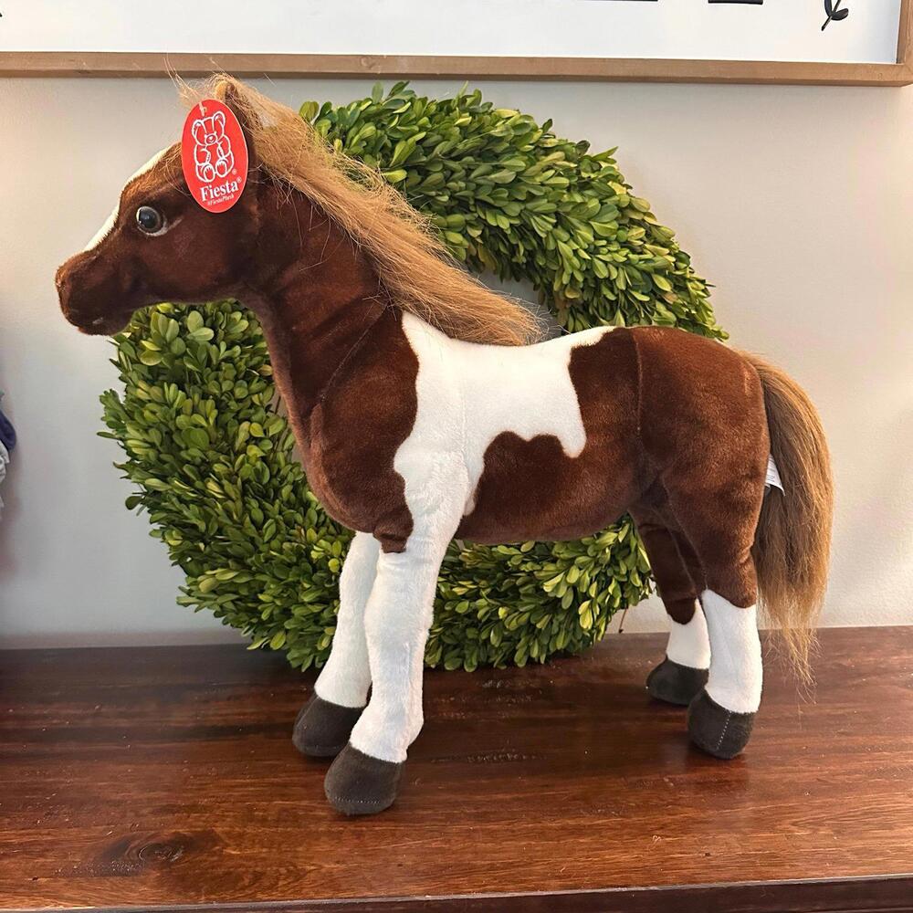 Fiesta 20” Standing Mustang Horse‎ Plush NWT